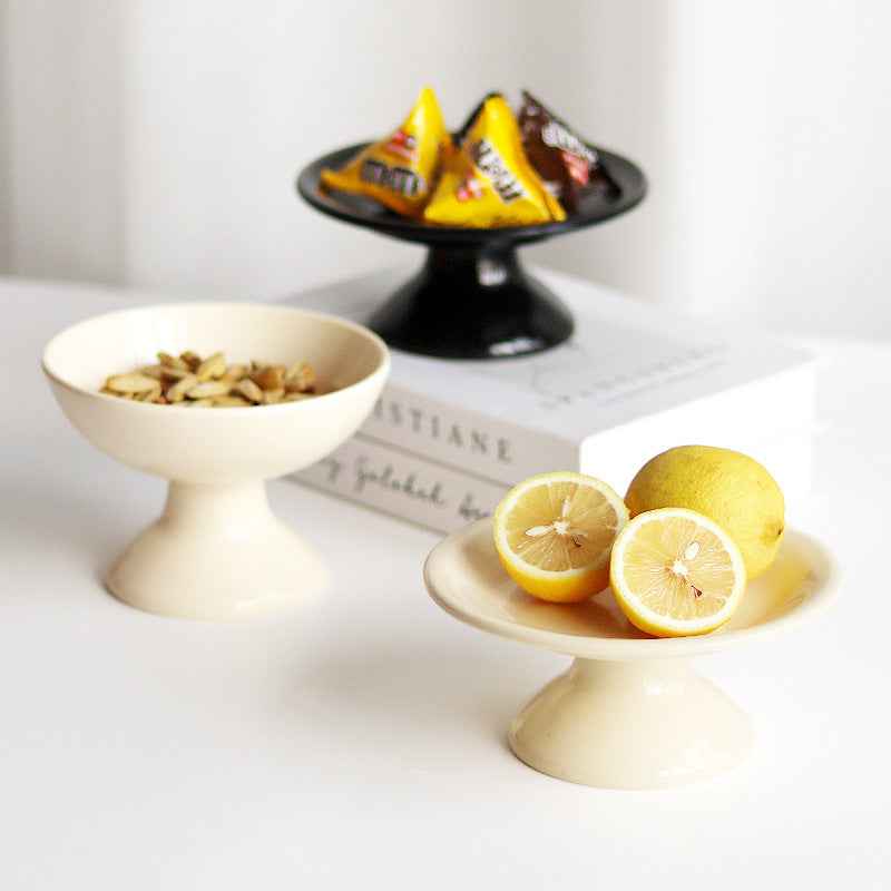 Round storage tray Living room porch Fruit and vegetable desktop storage tray