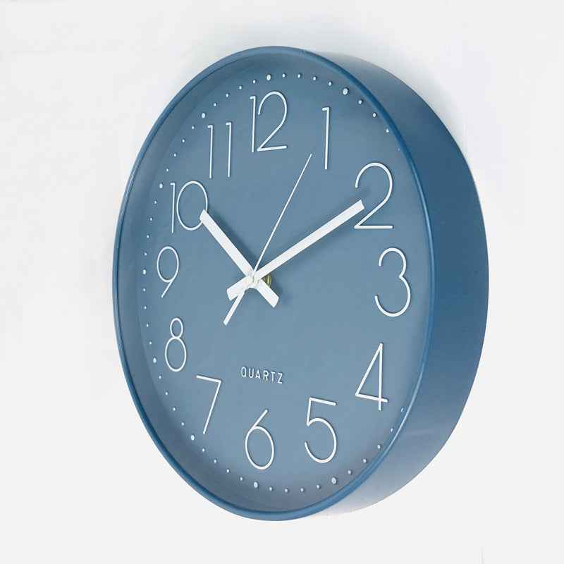 8-inch 20cm Wall Clock, 3D Quartz Wall Clock for Living Room, Hanging Wall Clock, Wall Mounted Clock