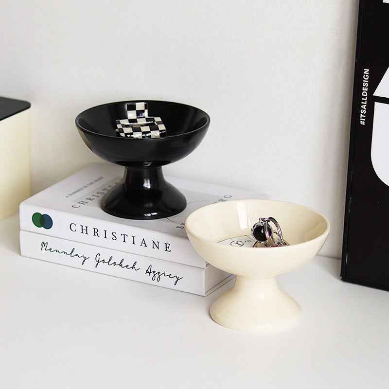 Round storage tray Living room porch Fruit and vegetable desktop storage tray
