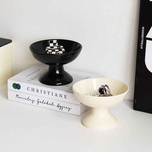 Round storage tray Living room porch Fruit and vegetable desktop storage tray