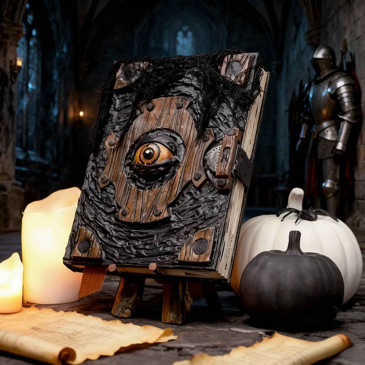 Halloween Decorative Dragon Eye Horror Book Ornament Halloween Living Room Bedroom Home Decoration Gift
