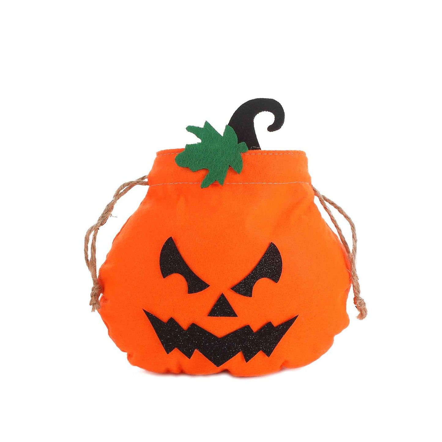 Halloween Decorative Pumpkin Face Tote Bag for Kids Candy Gift Bag Pumpkin Bag