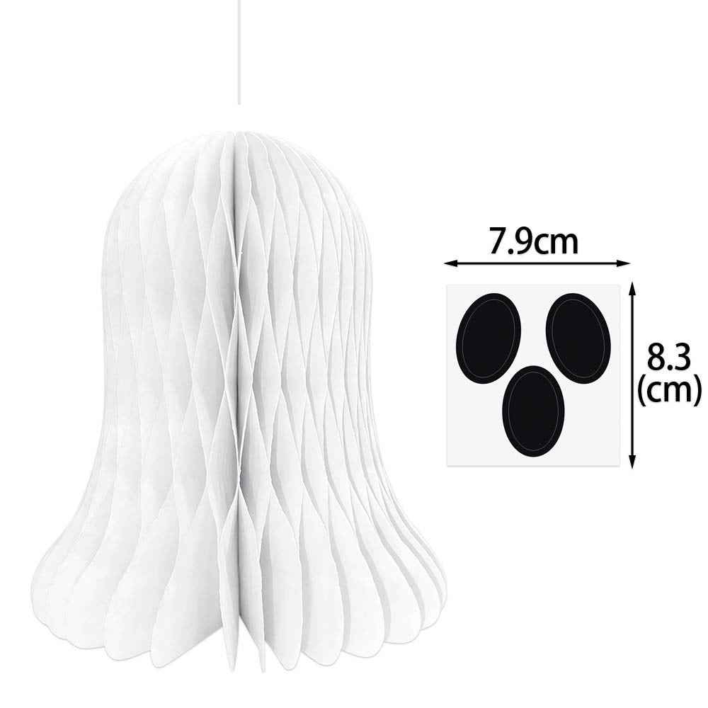 Halloween Decoration Honeycomb Ball Hanging Ornament Halloween Party Decoration Pumpkin Spider 3D Honeycomb