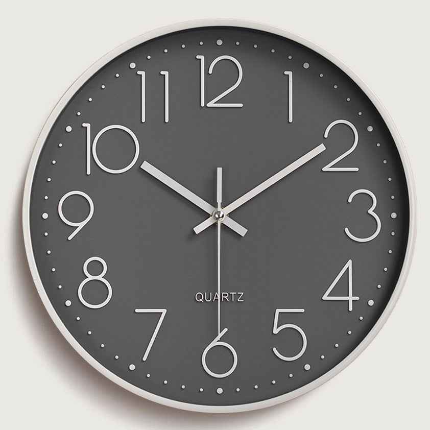 8-inch 20cm Wall Clock, 3D Quartz Wall Clock for Living Room, Hanging Wall Clock, Wall Mounted Clock