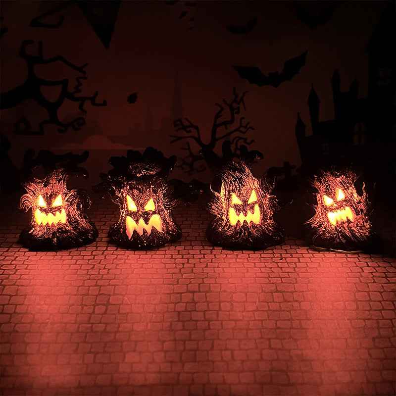 Creative Halloween Resin Tree Spirit LED Ornament Light