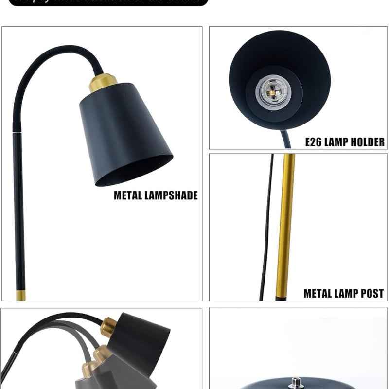 Adjustable Floor Lamp Living Room Reading Light Free Standing Lighting