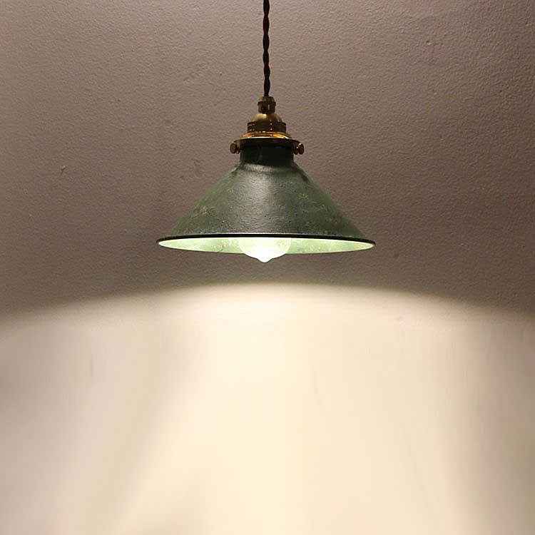 Rustic Iron Rust Pendant Light for Restaurant, Nordic Countryside Retro Cafe