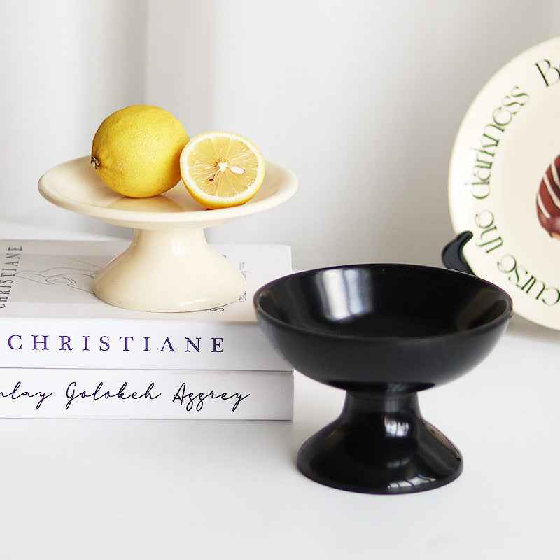 Round storage tray Living room porch Fruit and vegetable desktop storage tray
