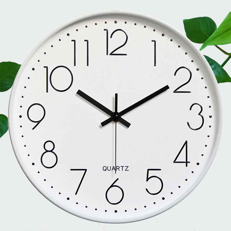 8-inch 20cm Wall Clock, 3D Quartz Wall Clock for Living Room, Hanging Wall Clock, Wall Mounted Clock