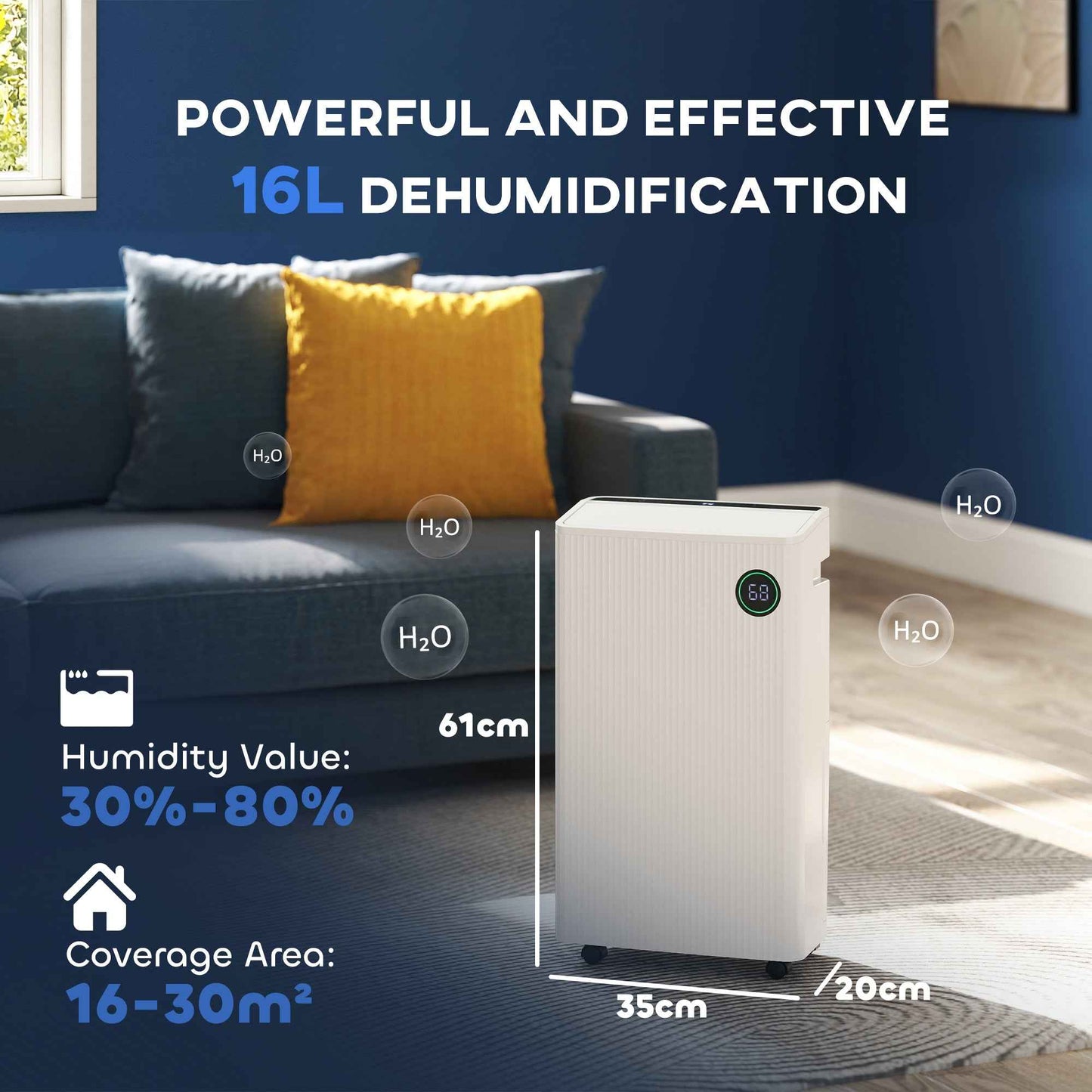 Transform Your Space with the Portable Dehumidifier with Air Purifier