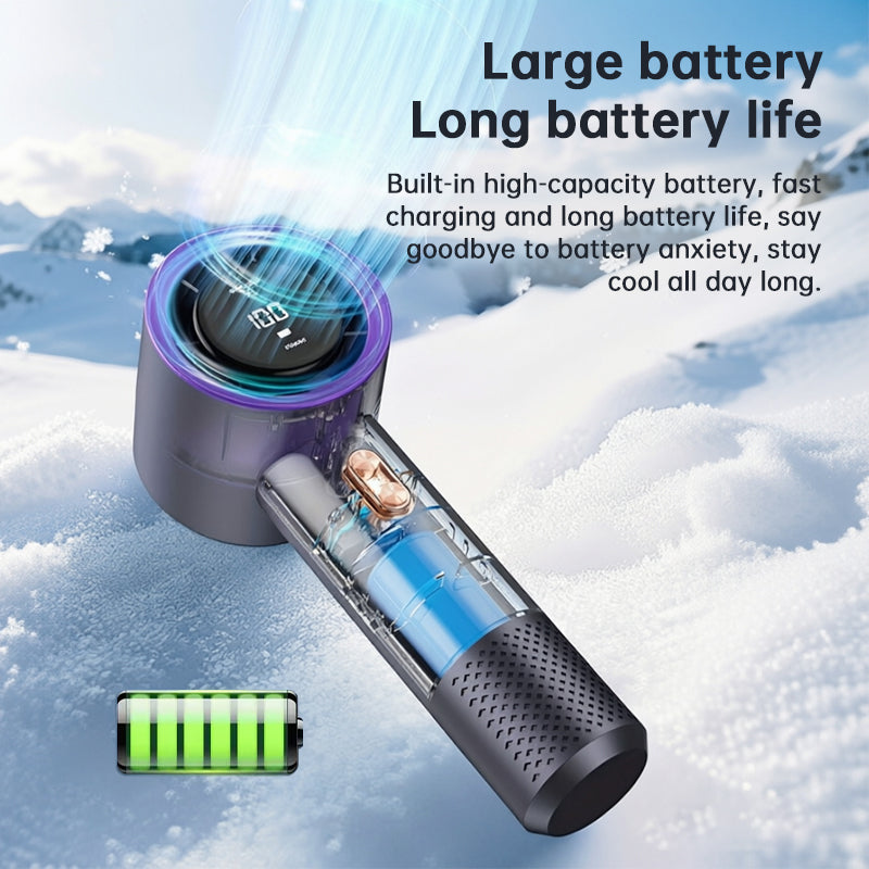 Handheld High Speed Fan 199 Level Adjustable Personal Portable Cooler