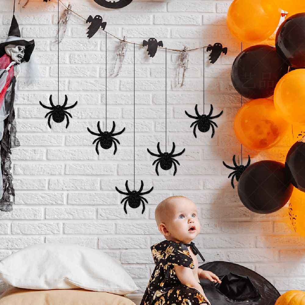 Halloween Decoration Bat Banner Spider Streamer Halloween Hanging Decorations for Party Decoration