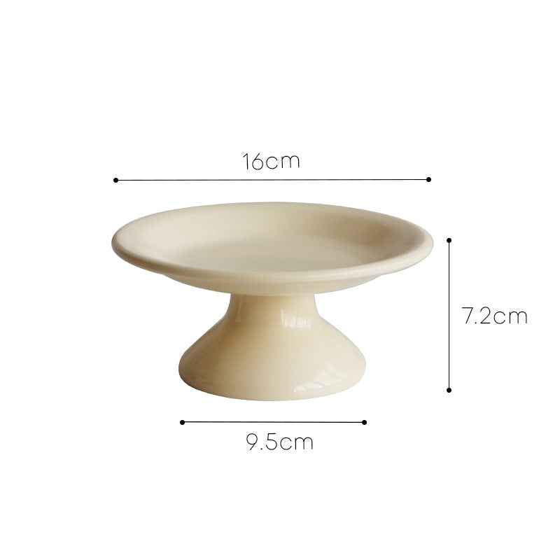 Round storage tray Living room porch Fruit and vegetable desktop storage tray