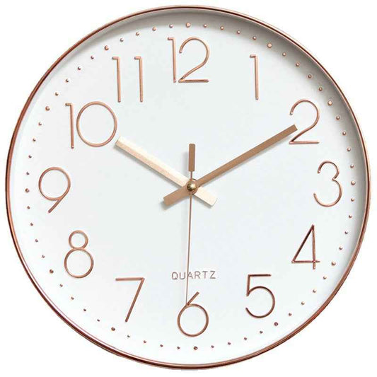 8-inch 20cm Wall Clock, 3D Quartz Wall Clock for Living Room, Hanging Wall Clock, Wall Mounted Clock